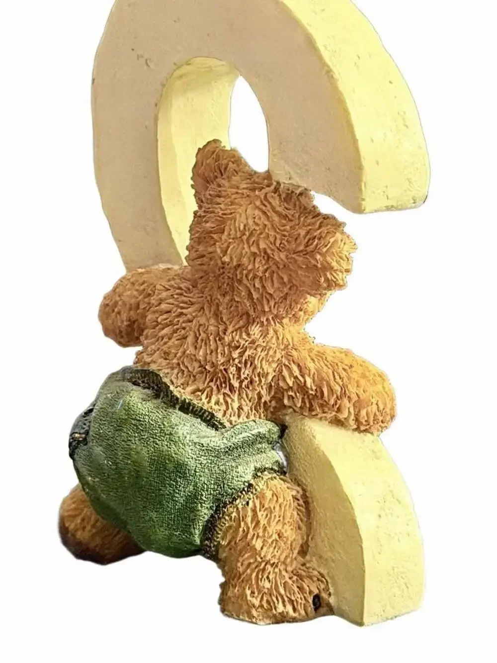 Retired Vintage Boyds Bears T.T. Beanster 2nd Birthday Number Figurine